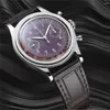 Armbandsur Farasute hyllning retro minimalistisk precision stål st19 rörelse manuell mekanisk kronograf klocka belagd glas 5atm vattentät