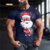 T-shirt da uomo 2024 festival Natale T-shirt da uomo T-shirt da uomo estiva Manica corta Moda casual Magliette Uomo Abbigliamento Natale Famiglia T231219