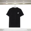 T-shirt da uomo con stampa di lettere, stilista nero, top estivo di alta qualità, manica corta, taglia M-3XL#84