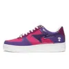 designer casual bapestaiesk8 skor män kvinnor plattform sneakers svart patent blå orange grön vit pastell rosa röda gula mens tränare sportsscarpes