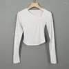 Women's T Shirts Real S South Korea Dongdaemun Skinny Slimming Diagonal Collar Expose Clavicle Sexy Short Long-Sleeve T-shirt Top For Women