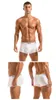 Трусы мужские боксеры U-образные выпуклые тонкие ледяные шелковые шорты с заниженной талией однотонные большие дышащие брюки удобные хлопковые трусы