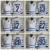 Arene di hockey Hockey su ghiaccio Vintage Classic 27 Darryl Sittler Jersey Retro 28 Tie Domi 31 Grant Fuhr 67 Stanleycup Blu Bianco Verde 75 Annivers 91