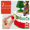 Other Toys 249pcs Diy City Winter House Snowman Christmas Tree Building Block Friends Party Mini Brick Puzzle Toy For Kids Gift 231218