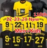 23 24 Soccer Jerseys REUS DORTMUND 2023 2024 Borussia Soccer HALLER Football Shirt BELLINGHAM NEONGELB HUMMELS BRANDT Men Kids Special Kit All Black Maillot De Foot