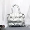 Avondtassen Winter Enkele schoudertas Dames Space Pad Katoenen donszak Emmer Handtas sac a main carteira Bolsa Feminina 231219