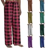 Men's Sleepwear Style Cotton Plaid Pajama Pants For Man Home Furnishing Trousers Pajamas Men Sleep Bottoms Wear