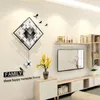 Relojes de pared Reloj decorativo minimalista blanco Fácil de leer Funciones múltiples Construcción duradera Silencio