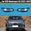 Anteriore Auto di Protezione Del Faro Obiettivo di Vetro Della Copertura Ombra Borsette Auto Trasparente Alloggiamento Della Luce Della Lampada per BYD Destroyer 05 2022 2023