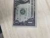 Fałszywy film film Prop Pieniądze Banknote Partia 10 20 50 100 200 200 Dollar Euro Funt English Banknot Banknot zabawki Zapasy Kopiuj pieniądze Rzeczywiste 1: 2 Rozmiar