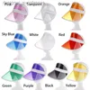 Visors Unisex Anti-UV Sunshade Hat Summer Baseball Hat Transparent Empty Top Plastic PVC Sunscreen Bicycle Visor Cs Outdoor AccessoriL231219