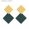 Stud Earring Voor Vrouwen Meisjes Dangler Eardrop Zomer Boheemse Mode Leuke Geometrische Ronde Gift Party Kleurrijke JewelryC24319