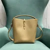 10A Diseñador de calidad SUPERIOR Bolso de cubo 20 cm bolso de mano de cuero genuino bolso de hombro de dama con caja Y076