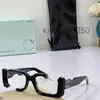 Fashion w Sunglasses Luxury White Designer for Men and Women Cool Style Hot Classic Thick Plate Black Square Frame Eyewear Man Glasses TJNQ