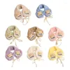 Acessórios de cabelo Cartoon Bear Ear Muffs Bebê Aquecedores de pelúcia Capas à prova de vento Lenço de pescoço