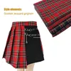 Fabric and Sewing 230g Per Meter Medium Thick Scottish Checks Polyester Cotton Fabric for Sewing Ladies Skirt Tartan Designer Fabric High Quality 231218