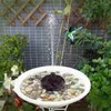 Garden Decorations Outdoor Floating Solar Water Fountain Pool Pond Waterfall Panel Powered Pump