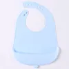 Hair Accessories 1Pcs Lunch Apron Toddler Silicone Bibs Baby Kids Girl Boys Waterproof Saliva Solid Feeding Bib Aprons