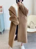 Fourrure femme Fausse fourrure manteau femme ours en peluche réel manteau de fourrure mode grande taille vêtements d'hiver femmes épais chaud décontracté ample surdimensionné outwear 231219