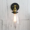 Wall Lamp Phansthy Vintage Clear Glass Shade Modern Sconce Mirror Lights Indoor Loft Stair Lighting Fixture Christmas Decor