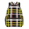 Sac à dos alpinisme classique tartan sacs à bandoulière sacs à dos