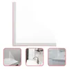 Bath Accessory Set 2 Pcs Elegant Bathroom Decor Bathtub Splashing Guard Home Frosted Shower Water Edge Acrylic Corner For