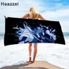 Set Sasuke Microfibre Bath Ręcznik na plażowy ręcznik na plażę Samica jedwabna długą spódnicę owinięta bikini koc krem ​​przeciwsłoneczny