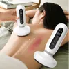 Ansikte massager intelligent bianstone cupping enhet negativt tryck muddring meridian sugkoppar kropp hud vård tillbaka gua sha massage verktyg 231218