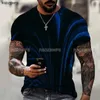 Homens Camisetas 2023 Verão Moderno Estilo Europeu e Americano T-shirt Plus Size 3D Impressão Personalizada