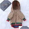 Cão vestuário designer roupas casaco moda pet jaqueta outono / inverno hoodie gota entrega casa jardim suprimentos ot1ja