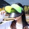 VISORS UV保護サングラスCS夏の日焼け止めバイザーCユニセックス空のトップサンハットサイクリングドライビングケースビーチSNバックHATSL231219