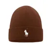 Chapeau tricoté de luxe pour femmes, bonnet de styliste, Polo en laine tissé élastique, chapeau chaud d'hiver pour cadeaux d'anniversaire pour hommes