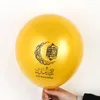 Party Decoration 12Inch Eid Mubarak Latex Balloons Al-Fitr Balloon Muslim Ramadan Festival Round Globos Happy Home Decor