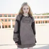 Sudaderas con capucha para hombre UPRAKF Streetwear Sudadera con capucha Patchwork Gráfico Jersey Retro Gamuza Tops Rosa Manga larga Harajuku de alta calidad y para mujer