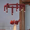 Lâmpadas pendentes vermelho preto u-tubo sala de jantar luzes led cozinha foyer criativo pendurado luminárias design de arte fio escuro ajustável