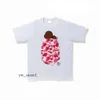 Designer Bapes Camicia di alta qualità Abbigliamento in cotone Abbigliamento Uomo T-shirt oversize Marchio di moda di lusso di fascia alta Bapes 2994