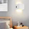 Wall Lamp USB Rechargeable LED Light Human Induction Sensor Wireless Cordless Night For Bedside Bedroom Corridor