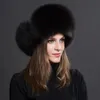 Chapeaux de trappeur en fourrure naturelle, bombardier chaud d'hiver pour femmes, casquettes d'oreille authentiques, de luxe, qualité russe, véritable chapeau 231218