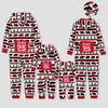 Family Matching Outfits PatPat Christmas Festival Theme All over Print Long sleeve Pajamas Sets Flame resistant 231218