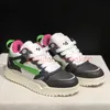 Stilista Scarpe casual Donna Uomo Sneaker Bianco Rosa Nero Verde Panda Suola in gomma Scarpe da ginnastica Piattaforma Sneakers basse Taglia 36-45