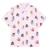 T-shirt anime rosa manica corta camicette harajuku t-shirt donna vestiti 2019 cosplay sveglio kawaii magliette e camicette