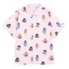 T-Shirt Anime Rosa Manica Corta Camicette Harajuku T Shirt Donna Vestiti 2019 Cosplay Sveglio Kawaii Magliette E Camicette