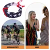 Bandanas 3pcs American Flag USA Headband Bandana Kerchief 7 월 4 일의 애국적 액세서리