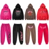 Spider Felpa con cappuccio Designer Pink Young Thug Sp Der Tuta da uomo Donna Web Jacket Felpa Outwear 7IIC