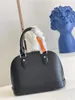 10A Mirror Quality Designer 2023 25cm Grand Saffiano Womens Real Cuir Handbag Black Purse Crossbody Bodage Box Box Box Handsbags Whol