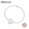 DORAPANG 100% 925 Sterling Silver Heart sign Pendant Simple Design For Women Elegant Fine Jewelry252q