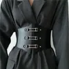 Belts Womens Retro Corset Slimming Waist Back Love Pin Buckle Lady Blouse Skirt Belt Stretch Dress Wide Chain Waistband