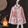 Veste d'hiver en coton, doudoune, petite veste en coton florale de style chinois, style célèbre sur internet