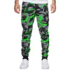 Männer Hosen Kordelzug Bund Hosen Camouflage Druck Joggen Für Herbst Winter Sport Casual Elastische Taille