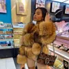 Women's Fur Faux Fur Faux Fur Coat Women's Jacket Winter Fashion Warm Thick Fox Raccoon Leather Brown Plus Size 2022 Especially Fake Fur Cold Coat J231219